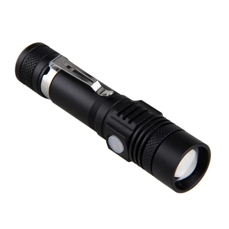 2000 lumen rechargeable tactical t6 led flashlight Super Bright 2000 Lumens LED Tactical Flashlight Zoomable With Recharg – Amazing Online Boutique Mall