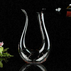 Crystal Swan-Inspired 1500ml Wine Decanter