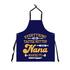 Grandma's Kitchen Apron - Everything Tastes Better when Nana Make It!