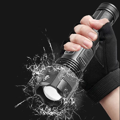 Tactical Hunting LED Flashlight with Power Bank