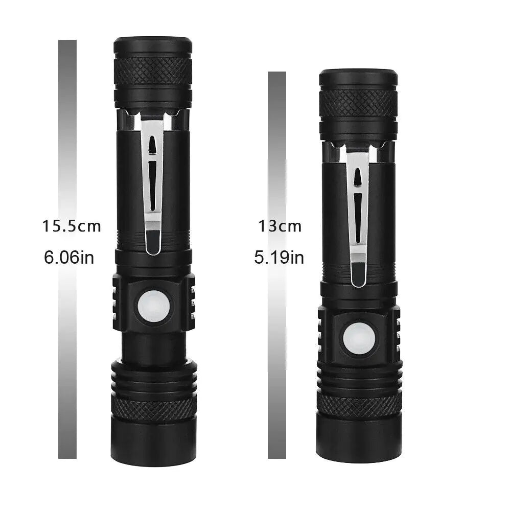 Super Bright 2000 Lumens LED Tactical Flashlight Zoomable With Recharg – Amazing Online Boutique Mall Super Bright 2000 Lumens LED Tactical Flashlight Zoomable With Recharg – Amazing Online Boutique Mall